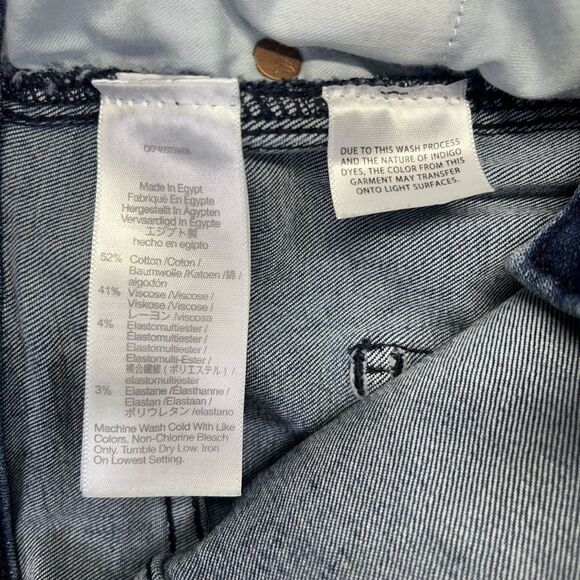 Madewell Stovepipe Mid-Rise Jeans Womens 32 Blue Medium Wash Stretch NG260 - Picture 7 of 16